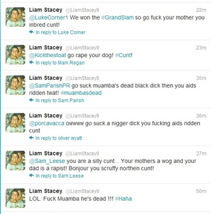 Illustration for article titled Racist Tweets About Fabrice Muamba Get Student 56 Days In Jail